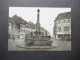 Echtfoto AK Saarbrücken St. Johanner Markt Mit Saarland Heuss II Nr.420 U. Nr.448 Stempel Gersweiler über Saarbrücken - Brieven En Documenten