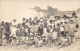 80-MER-LES-BAINS- CARTE PHOTO- GROUPE DE PERSONNES SUR LA PLAGE - Mers Les Bains