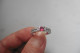 Neuf - Bague Alliance En Argent Art Deco Zircons Et Zircon Teinté Couleur Rubis Rose T 54 - Ring