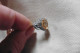 Neuf - Superbe Bague Art Deco En Argent 925 Sertie Citrine Et Zircons Taille 54 - Anillos