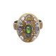 Delcampe - Bague Créateur Michal Golan Abalone Perles D'eau Douce Améthystes - Amethyst Collection 2022-2023 - Ringe