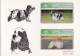 FOLDER CON 2 TARJETAS DE BT DE UN PERRO COCKER SPANIEL DE TIRADA 500 (CAN-DOG) (NUEVAS-MINT) - Cani