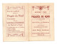 Petit Calendrier 1920 Offert Par Le Progrès Du Nord Et Du Pas-de-Calais Lille - Format : 8x12 Cm - Petit Format : 1941-60