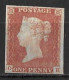 GB....QUEEN VICTORIA...(1837-01.)....LINE ENGRAVED...1d IMPERF...GOOD 4 MARGIN...PART OG AT TOP...(CAT.VAL.£600+..)...MH - Ungebraucht