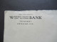 USA 1907 Großer GA Umschlag Mit 3 ZuF Umschlag Western Trust And Savings Bank The Bookery Chicago Ill. Nach Berlin - Covers & Documents