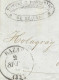 1843  LETTRE FORGES & FONDERIES De Beaulac  Gironde Courregelongue Frères Cachet Bazas Pour Holagray Festugière Bordeaux - 1800 – 1899