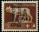 ITALY 1943 OCCUPAZIONE TEDESCA ZARA - VALORE DA C.5 SOVRASTAMPATO "Deutsche Besetzung Zara" MNH (2) - Occ. Allemande: Zara