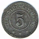 Nécessité Allemagne : 5 Pfennig 1918 Warendorf - Noodgeld