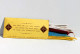 43 CURE PIPE / NETTOYEUR DE TUYAU / CHENILLE CLEANER En COTON MULTICOLORE L:16cm / ANTIQUE PFEIFE COLLECTOR    (2304.14) - Pijpenreiniger