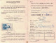 MAROC - 2d POSTE AERIENNE SUR CARTE D'ABONNEMENT DE 1963 DE RABAT - CACHET DES PTT LE 12-2-1963 - CACHET DE FEZ EN 1963. - Morocco (1956-...)