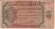 BILLETE DE ESPAÑA DE 5 PTAS DE BURGOS DEL AÑO 1938 SERIE H  (BANKNOTE) - 5 Peseten