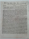 Allgemeine Zeitung 29 Settembre 1829 - Andere & Zonder Classificatie