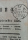 Allgemeine Zeitung 29 Settembre 1829 - Autres & Non Classés