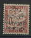 GRAND LIBAN TIMBRES-TAXE N° 8a SURCHARGE RENVERSEE Cote 80 € Neufs * (MH). - Strafport