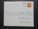 Niederlande 1950 Stempel Mit Motiv Kran Und Geprägtes Wappen Auf Dem Umschlag Raad Van State - Storia Postale