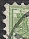 Afwijking Gebroken Straal Links Bovenin In 1899 Koningin Wilhelmina 40 Cent Groen / Oranje NVPH 73 - Variedades Y Curiosidades