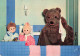 SERIES TV - S18249 - Dessins Animés - Bonne Nuit Les Petits - Nounours Nicolas Et Pimprenelles Toilette Générale 15x10cm - TV Series