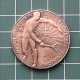 Medal Plaque Plakette PL000220 - Tennis Hungary 1937 1st Place 20g - Other & Unclassified