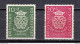 Bund 1949,Mi 121-122,Bachsiegel,Ungebraucht(D3489) - Gebraucht