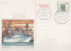 DDR GDR RDA - Bildpostkarte Goethe-Schiller-Denkmal (MiNr: P 109 01/03) 1990 - FDC - Postcards - Used