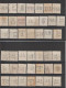 Danemark Lot De 84 Timbres Perforés Perfins - Varietà & Curiosità