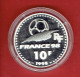 10 FRANCS ARGENT 1998 COUPE DU MONDE FOOTBALL BORDEAUX LENS SAINT-ETIENNE MARSEILLE PARIS SAINT-DENIS NANTES MONTPELLIER - BU, Proofs & Presentation Cases