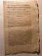 BULLETIN DE LA CONVENTION NATIONALE De 1795 - FERAUD - ARMEE OUEST VENDEE GENERAL COFFIN CANCLAUX ST PIERRE DE CHEMILLE - Decrees & Laws