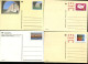 "UNO-GENF" 1986 Ff., Postkarten Mi. P 7, P 8, P 10 Und P 11 ** (16072) - Briefe U. Dokumente