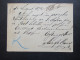 Ungarn Ganzsache Correspondenz Karte 10.8.1871 Stempel Nyiregyhaza Und Kleiner Ank. Stempel Wien - Entiers Postaux