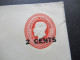 Delcampe - Kanada 1920er Jahre 2x Ganzsachen Umschlag 1x Mit Überdruck 2 Cents / Ungebraucht! - 1903-1954 Kings