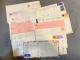 Lot Of 12, 1984-1989 Stamped Letter Cover From Hong Kong To China Shanghai, Slogan Postmarked/ Company Postmarked - Brieven En Documenten