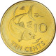 Monnaie, Seychelles, 10 Cents, 1994 - Seychellen