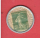 FRANCE Timbre Monnaie 5 C. Vert Type Semeuse Camée - CRÉDIT LYONNAIS - EMPRUNT NATIONAL 6% 1920 - Variétés Et Curiosités