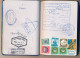 Delcampe - FRANCE / EGYPTE - Passeport émis à Paris 1981 (Fiscal 200,00F) + Fiscaux Egyptiens / Ambassade Egypte à Paris 1984 - Cartas & Documentos