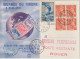 France Carte Journée Du Timbre 1939 Rouen Avec Vignette Jeanne D'Arc - Expositions Philatéliques