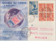 France Carte Journée Du Timbre 1939 Rouen Avec Vignette Jeanne D'Arc - Philatelic Fairs