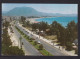 Turkey: Picture Postcard To Germany, 1 Stamp, Statue, Animal, Card: Alanya Boulevard (damaged, See Scan) - Cartas & Documentos