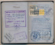 Delcampe - FRANCE / ESPAGNE - Passeport émis à Marseille 1954/57 - Fiscal Type Daussy 2000F + Fiscaux Espagne Consulat De Marseille - Storia Postale