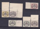 1946 Vaticano Vatican SEGNATASSE RIGHE LARGHE CARTA BIANCA Serie Di 6 Valori MNH** - Taxes