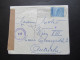 Belgien 1949 Auslandsbrief Nach Wien Zensurbeleg / Stempel Österrereichische Zensurstelle 180 Und Violetter Stempel V - Cartas & Documentos