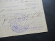 Bulgarien 1895 Ganzsache Stempel Roustchouk / Bedruckte PK Auf Französisch Banque Nationale Bulgare Nach Hannover - Postcards