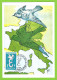 Colombe, Europa Luxembourg 1958 Cartes-maximum 548 à 550 - 1958