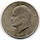 U.S.A, 1 Dollar, Copper-Nickel, Year 1972, KM # 203 - 1971-1978: Eisenhower