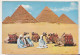 Egypt Old Uncirculated Postcard - Giza - Prayer Near The Pyramids - Afrique