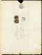 Lettre Commerciale Timbrée 1858 - Adressée à Monsieur Le Directeur Gérant De La Société De Monceau Sur Sambre (LC1OK) - 1800 – 1899