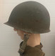 US ARMY M1 HELMET SHELL SAND PAINTED Original. - Casques & Coiffures