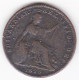 Grande-Bretagne. 1 Farthing 1825 . George IIII . En Cuivre, KM# 677 - B. 1 Farthing