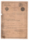 Rente 3 % RUSSE OR 1896 En 2 Obligations Déposées Dans Les Caisses De La Banque De France, 1907, Frais Fr 1.65 E - Russie