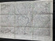 Carte état Major 1884 LONGWY LUXEMBOURG ARLON BASTOGNE VIRTON TRIER 70,5x48cm  Partie France SIERCK LES BAINS à FLASSIGN - Cartes Géographiques