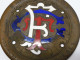 Delcampe - -ANCIENNE MASCOTTE BADGE AUTOMOBILE TCF Touring Club De France émaillé VHC E - Voitures